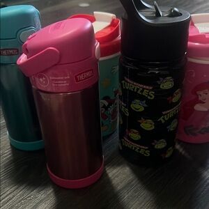 New Mix of Thermos Funtainer, Disney Princess Etc Water Bottles